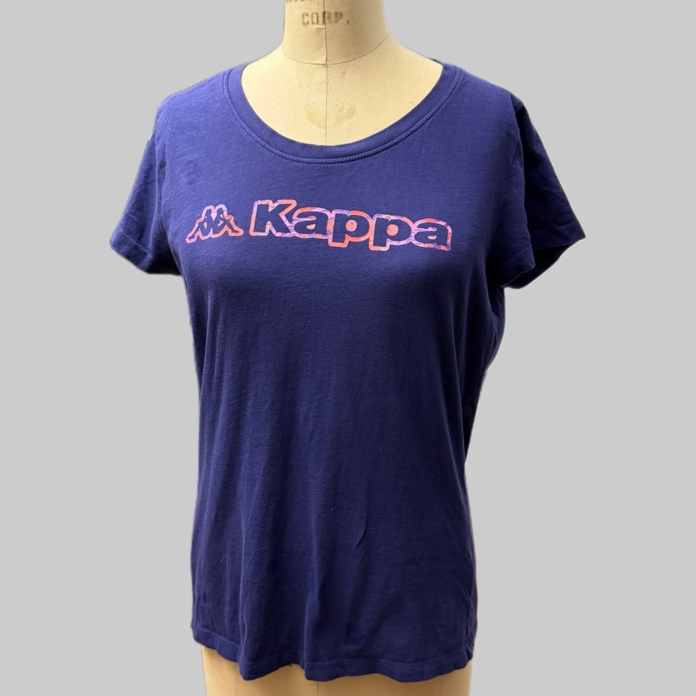 Kappa Purple Relaxed Fit Short Sleeve Tee